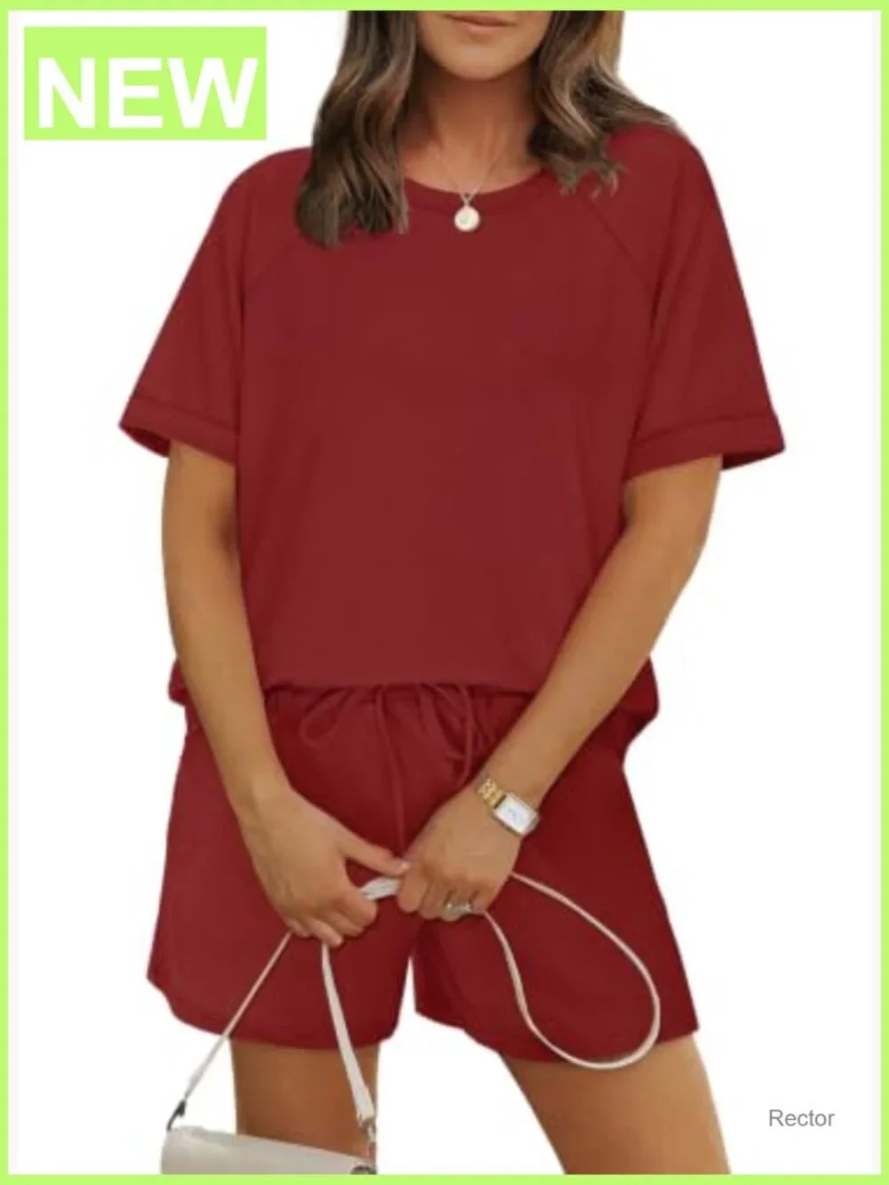 Two Piece Short Set for Women Casual Summer Lounge Matching Outfit